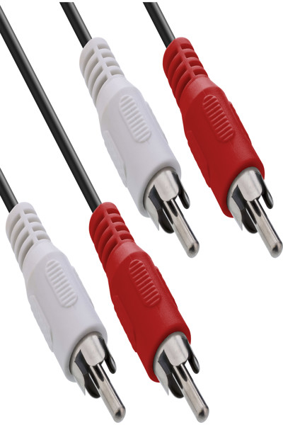 Câble audio en ligne - 2x RCA M/M 1 m