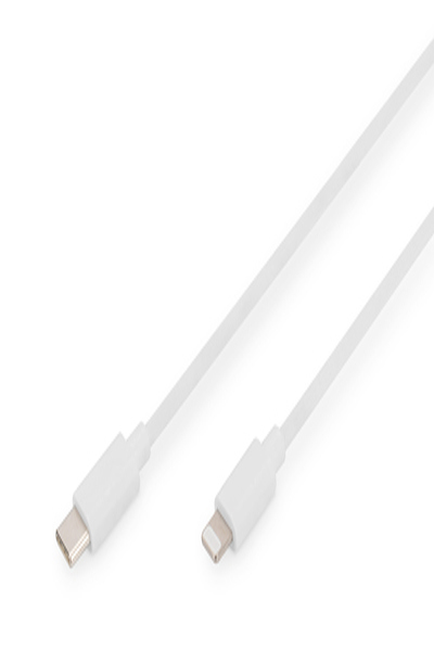 DIGITUS Lightning till USB-C data-/laddningskabel, MFI-certifierad - DB-600109-020-W