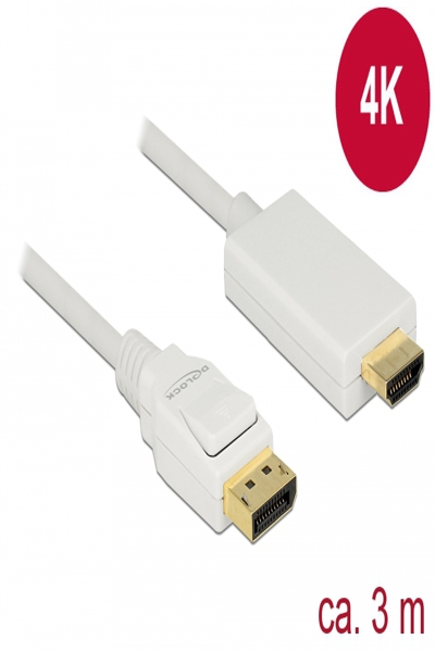 Delock Adapter cable - DisplayPort male to HDMI male - 83819