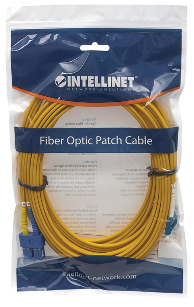 Intellinet Patch cord - LC Single Mode (M) - SC Single Mode (M) - 1.0m - 473965