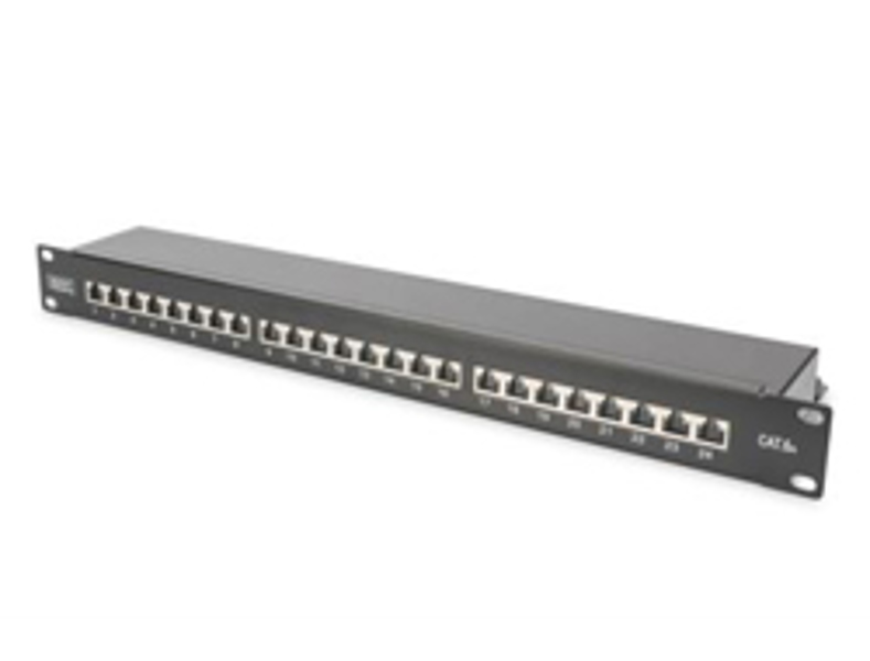 DIGITUS DN-91624S-EA-B CAT6A Patch Panel 24Port 1U - DN-91624S-EA-B