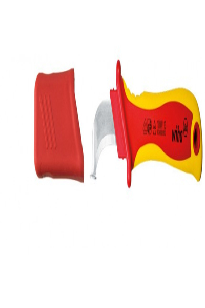 Wiha 246 78 SB, Isolation de protection, 142 g, Rouge, Acier inoxydable, Jaune