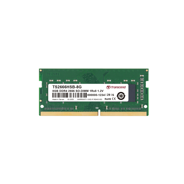 Transcend DDR4-2666 SO-DIMM 8GB - 8 GB - 1 x 8 GB - TS2666HSB-8G