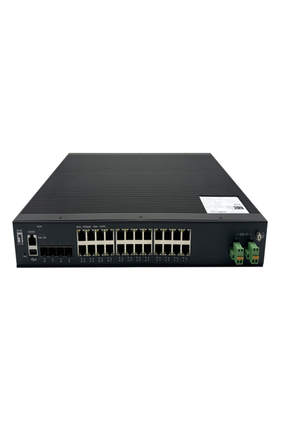 Buy LevelOne 28-Port L2 Plus Managed PoE Industrial Switch