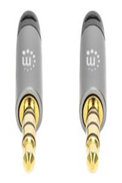 Câble audio stéréo Manhattan 3,5 mm 2 m
