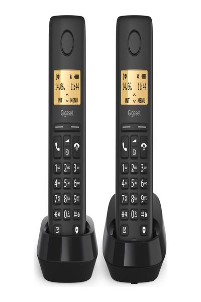 Gigaset PURE 100 Duo Black Cordless Phone