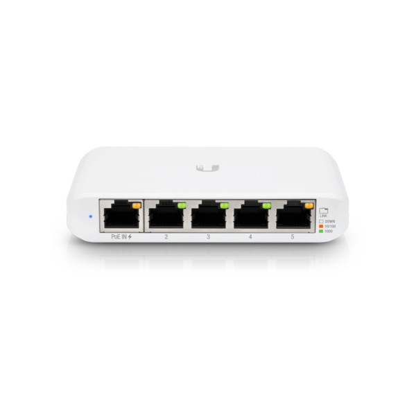 UbiQuiti UniFi Switch Flex Mini (5-pakning) - Administrert - GigE PoE - USW-FLEX-MINI-5