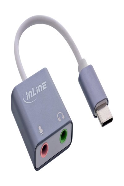 Adaptateur audio USB InLine - Câble USB-C