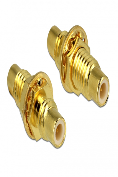 Delock RF-adapter - SMC hane till SMC hane panelmonterbar - 65874