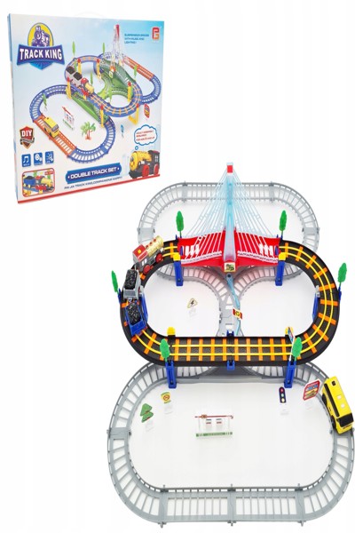 Jeu de train électrique Kids Track King Extralink