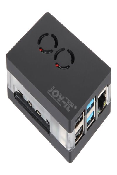 Raspberry Pi JOY-iT Acrylic Case Black Transparent - RB-CASEP4+03B