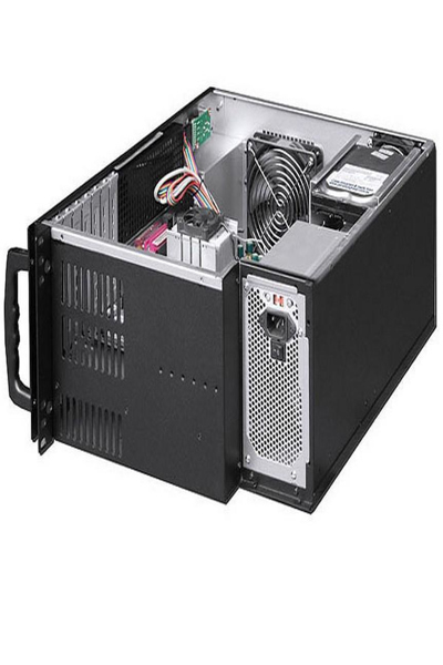 Techly I-CASE MP-P4HX-BLK6 black rack server - 307377