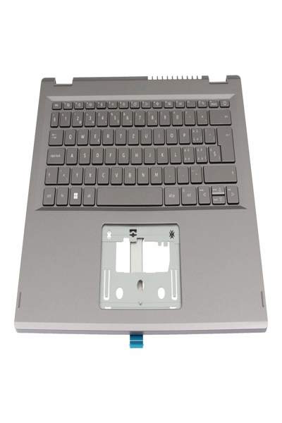 Acer EAZA0002010-1 Keyboard incl. Topcase CH Swiss grey/grey with - Keyboard