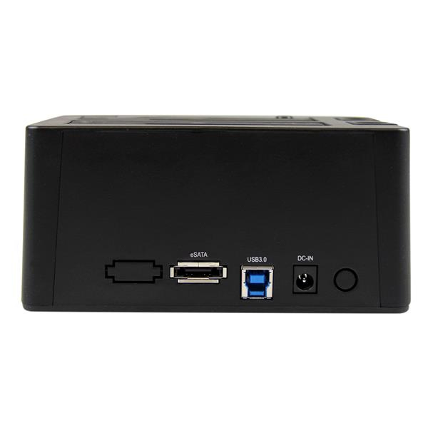 StarTech USB3.0/eSATA Dual 2.5/3.5in SATA Dock SDOCK2U33EB - SDOCK2U33EB