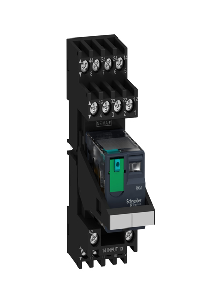 Relais Schneider Electric RXM4AB1BDPVM noir transparent