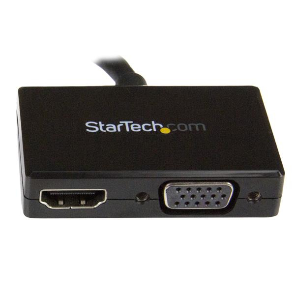 StarTech Travel A/V Adapter 2-in-1 DisplayPort HDMI VGA - DP2HDVGA