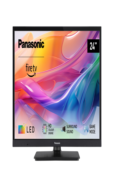 Panasonic TV-24S50AEZ, 61 cm (24"), 1366 x 768 pixels, HD, LCD, Smart TV, Black - TV-24S50AEZ