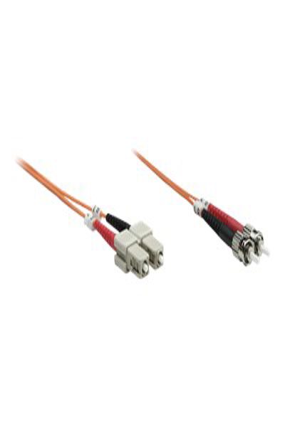 Intellinet Fiber Optic Patch Cable OM1 ST/SC 2m