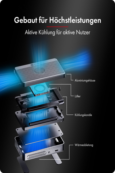 ICY BOX Raid & Docking station Heart Raid 2818 2x M.2 NVMe SSD - IB-RD2818DK-40G