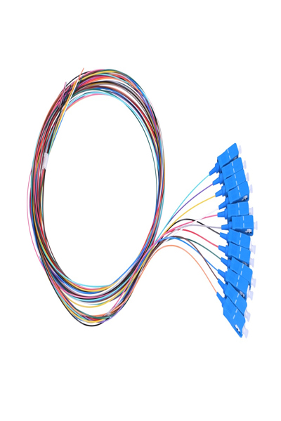 Kit de 12 fibres pigtails Extralink SC/UPC monomode 1 m