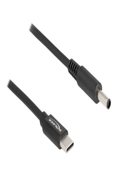 Delock Strömkabel - 24-stifts USB-C (hane) till DC-uttag 4,5 x 3,0 mm (hane) - 87974
