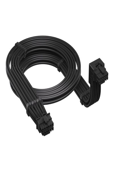 Corsair Right Angled Embossed PCIe 5.1 12V-2x6 Cable 600W UL1569 16AWG 105C VW-1 Black - Cable - Current/Power Supply - CP-8920351
