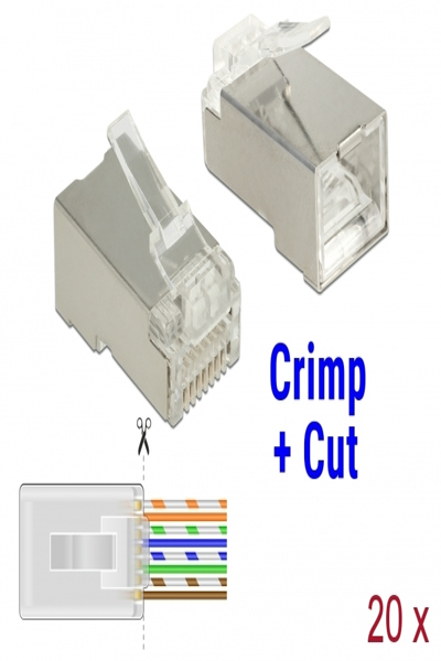 Delock Network connector - RJ-45 (M) - 86454