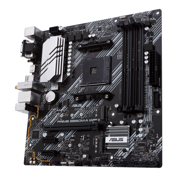 ASUS PRIME B550M-A WIFI II Micro ATX Moderkort - 90MB19X0-M0EAY0