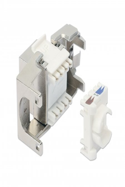 Intellinet Cat8.1 40G skärmad verktygslös Keystone-jack - 771887
