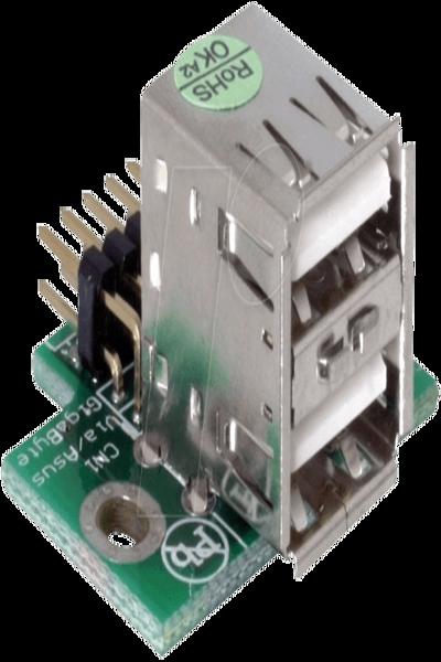 Adaptateur USB Delock - Connecteur USB 10 broches (M) vers USB (F)