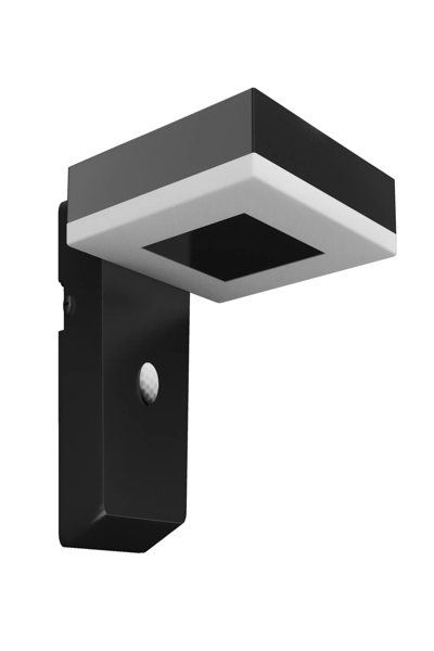 Philips Zonal Wall Light 1.3W - Outdoor wall lighting - Black - Plastic - IP44 - Facade - Garden - Patio - III