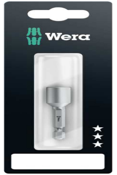 Wera 869/4 M SB, 1 pièce(s), hexagonale, 25,4 / 4 mm (1 / 4"), acier inoxydable