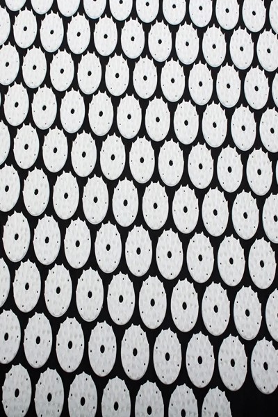Tapis d'acupression noir Extralink 65 x 40 cm