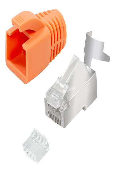 LogiLink MP0078 - RJ45 Modular Stecker Cat.6a Cat.7 10 StÃƒÂ¼ck - MP0078