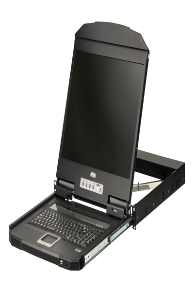 ATEN SINGLE RAIL WIDESCREEN 18.5I FULL HD LCD CONSOLE