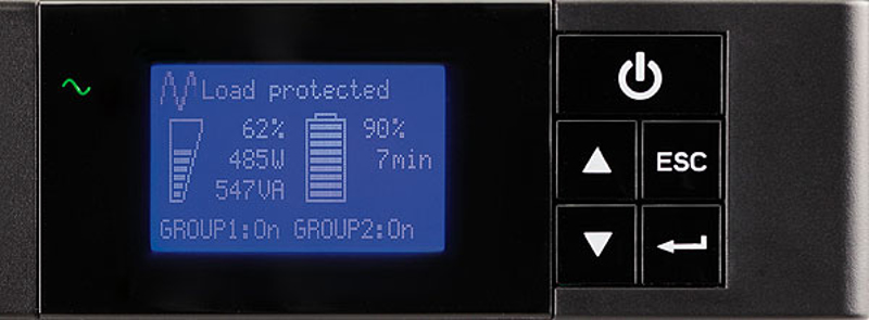 Eaton 5P 850iR rack-mountable UPS 600W 850VA 1U - 5P850IR