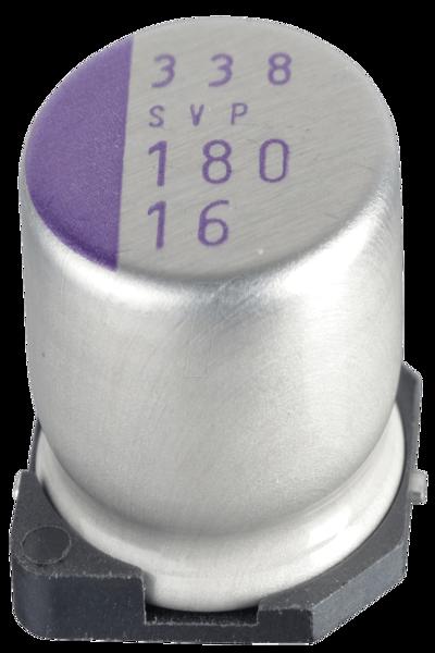 Panasonic SVP 180/16 - polymer capacitor 180µF 16V 2000h low ESR - 16SVP180MX
