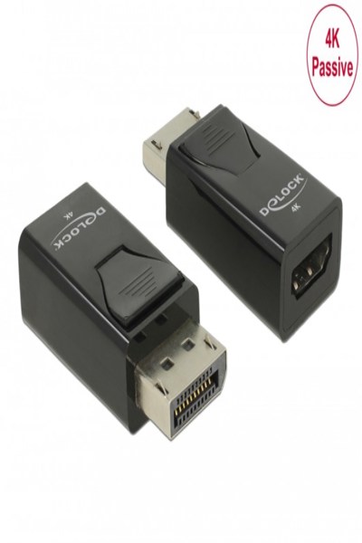 Delock Adapter - DisplayPort hane till HDMI hona - 66234