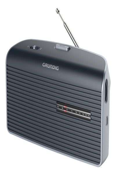 Grundig Music 60X, Portable, Analog, 1 W, Black, LR14, 1.5 V - GPR1250