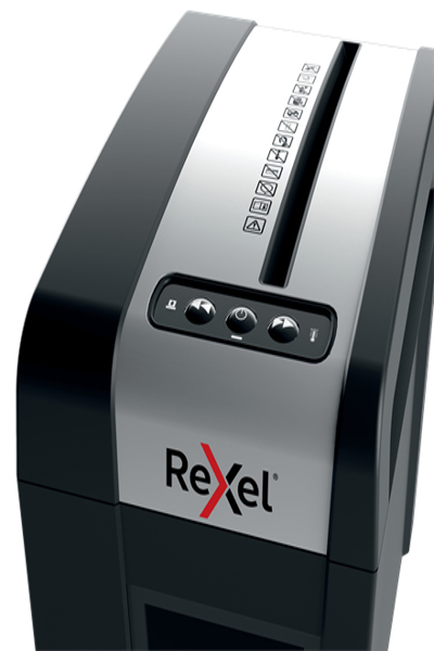 Rexel MC3-SL - Micro-cut shredding - 2 x 15 mm - 10 L - 125 sheets - 60 dB - Buttons