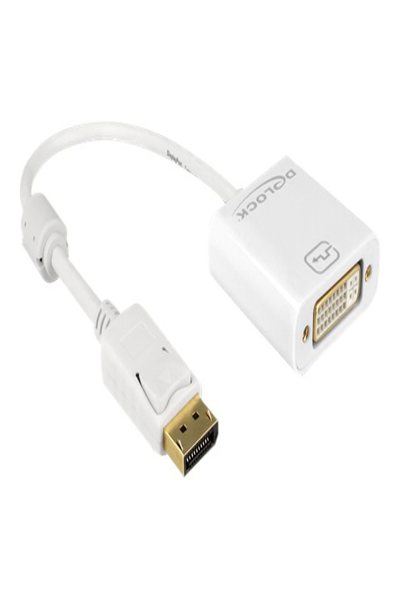 Delock DisplayPort-adapter - DisplayPort (hane) till DVI-I (hona) - 62602