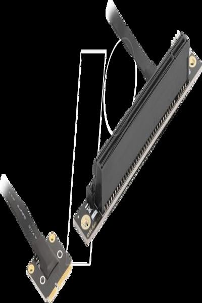 Delock Adapter Mini PCIe Stecker zu 3.0 x16 Slot 90Ã‚Â° - Adapter - 0.2 m - 81294