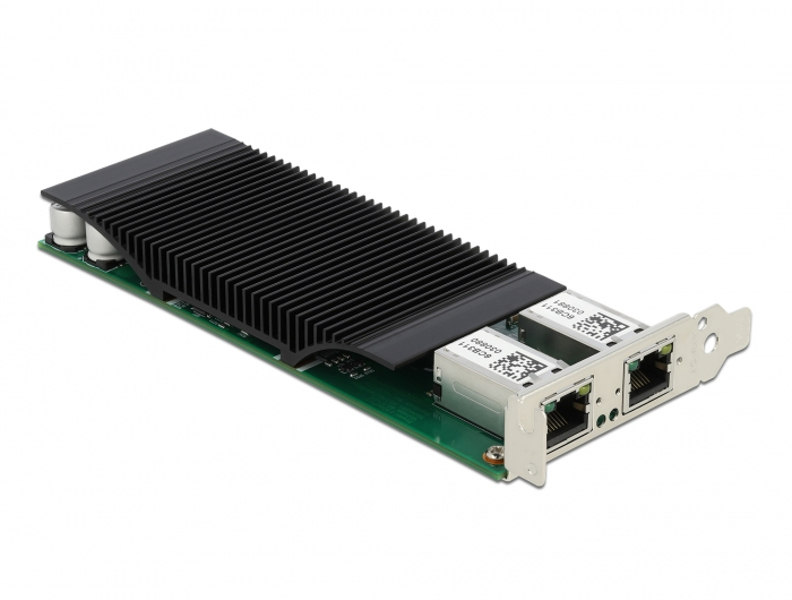 PCIe x4 Gigabit LAN 2x RJ45 with PoE Low Profile i350 Delock - 88500