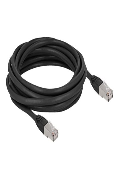 Delock RJ45 Network Cable Cat.6A S/FTP PE Outdoor 5 m black - 5 m - Cat6a - S/FTP (S-STP) - RJ-45 - RJ-45 - Black - 80129