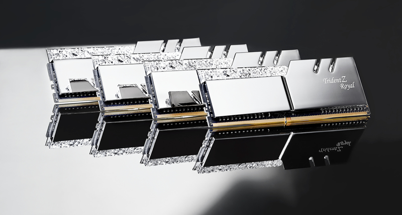 G.Skill Trident Z Royal Series - DDR4 - Kit - 128 GB: 8 x 16 GB - F4-3600C14Q2-128GTRSA