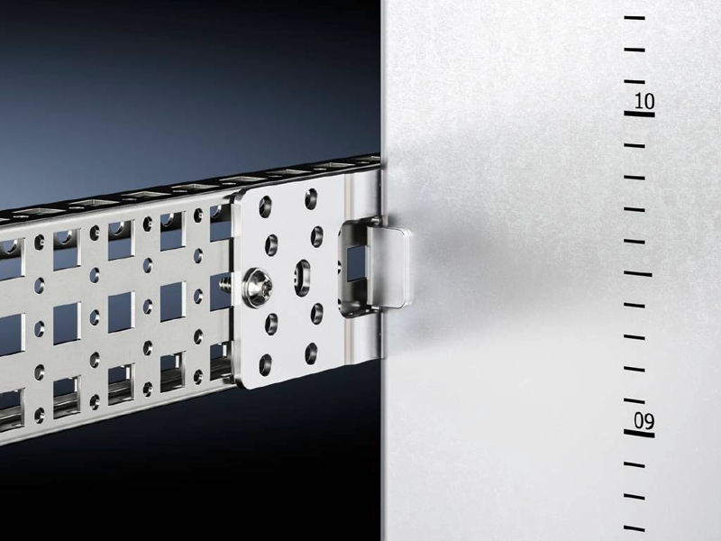 Rittal VX - Rack - Monteringsplatta - frame och bak - krom, galvaniserad (Packa med 10) - 8617351
