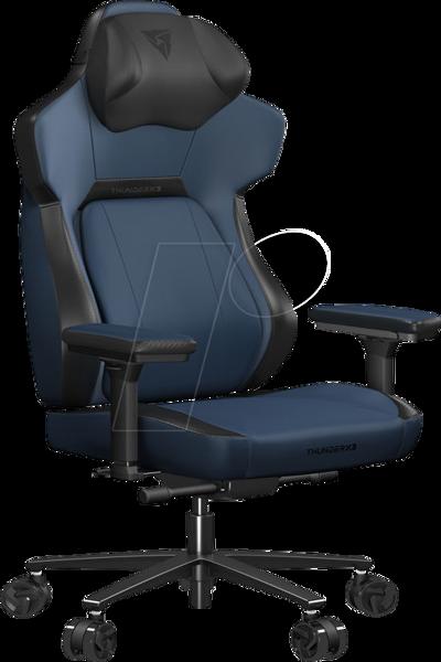 Chaise gaming moderne ThunderX3 CORE Bleue