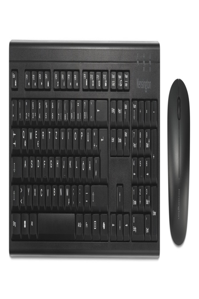 Kensington KM270 EQ Wireless Tastatur & Maus Set - Keyboard - 1,200 dpi - K75560DE