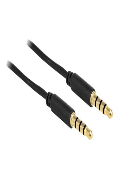Delock Headset cable - 4-pole mini jack male to 4-pole mini jack male - 83437