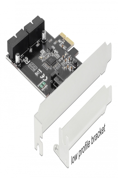 Delock PCI Express-kort till 2 x intern USB 3.0-stifthuvud - 90387